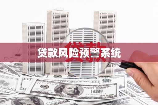 凉山贷款风险预警系统