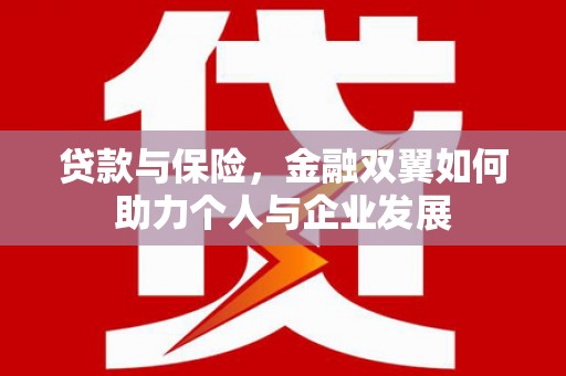 凉山贷款与保险，金融双翼如何助力个人与企业发展