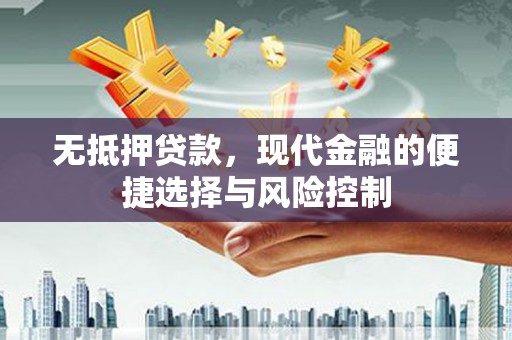 凉山无抵押贷款，现代金融的便捷选择与风险控制