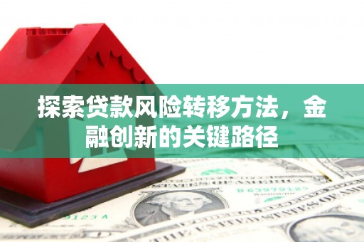 凉山探索贷款风险转移方法，金融创新的关键路径
