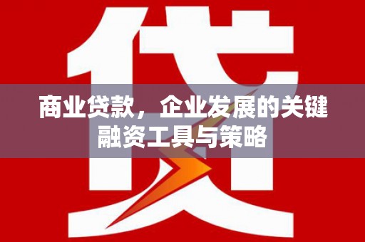 凉山商业贷款，企业发展的关键融资工具与策略