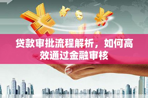 凉山贷款审批流程解析，如何高效通过金融审核