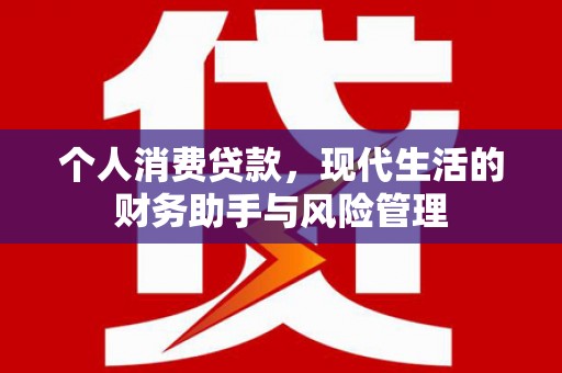 凉山个人消费贷款，现代生活的财务助手与风险管理