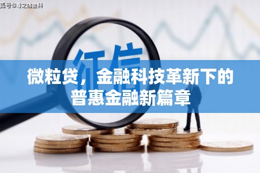 凉山微粒贷，金融科技革新下的普惠金融新篇章