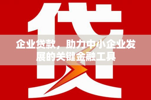 凉山企业贷款，助力中小企业发展的关键金融工具