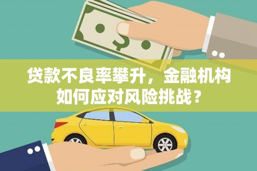 凉山贷款不良率攀升，金融机构如何应对风险挑战？