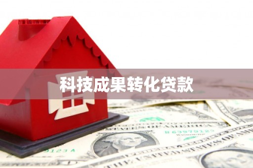凉山科技成果转化贷款