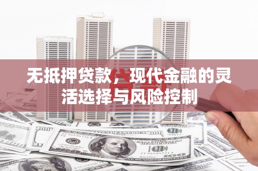 凉山无抵押贷款，现代金融的灵活选择与风险控制