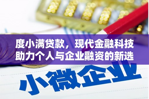 凉山度小满贷款，现代金融科技助力个人与企业融资的新选择