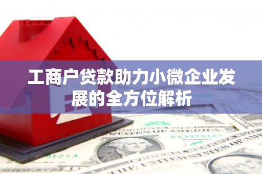 凉山工商户贷款助力小微企业发展的全方位解析