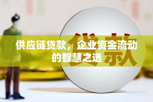 凉山供应链贷款，企业资金流动的智慧之选