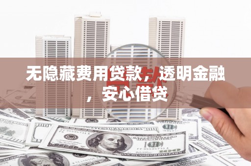 凉山无隐藏费用贷款，透明金融，安心借贷