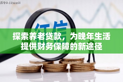 凉山探索养老贷款，为晚年生活提供财务保障的新途径