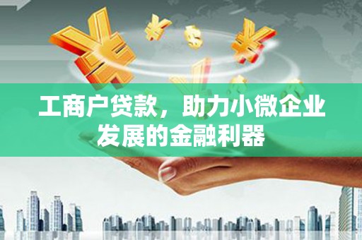 凉山工商户贷款，助力小微企业发展的金融利器