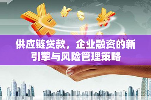 凉山供应链贷款，企业融资的新引擎与风险管理策略
