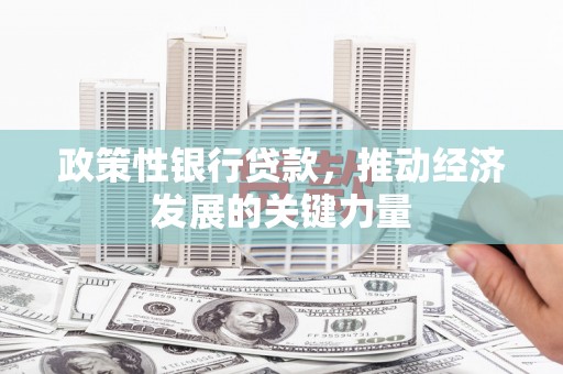 凉山政策性银行贷款，推动经济发展的关键力量