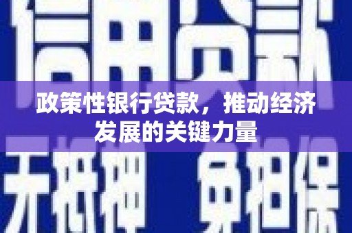 凉山政策性银行贷款，推动经济发展的关键力量