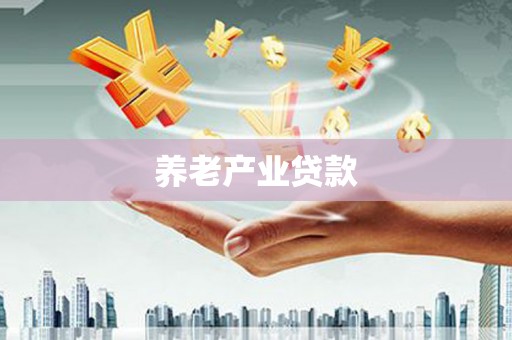 凉山养老产业贷款
