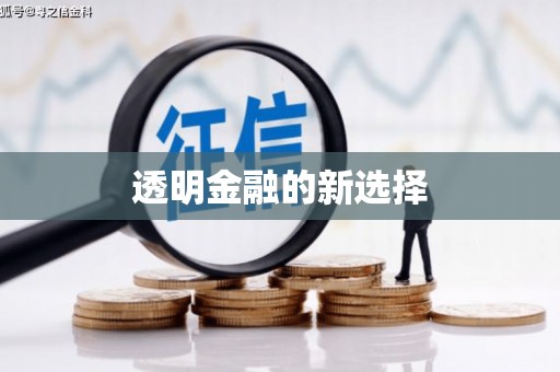 凉山透明金融的新选择